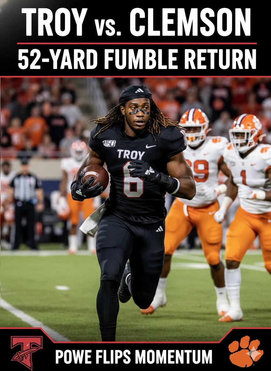 Troy vs Clemson — Turning Defense Into Destiny