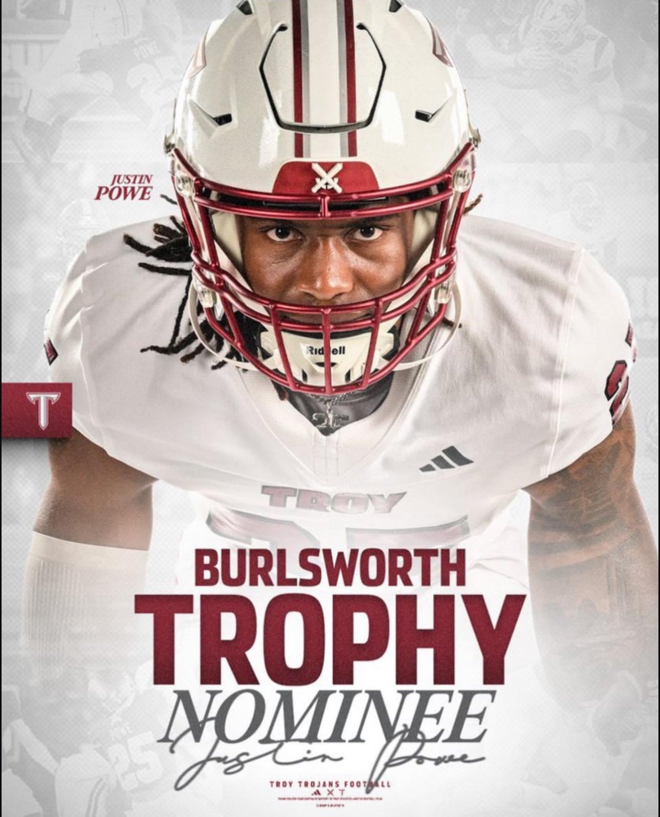 Justin Powe Named Burlsworth Trophy Nominee
