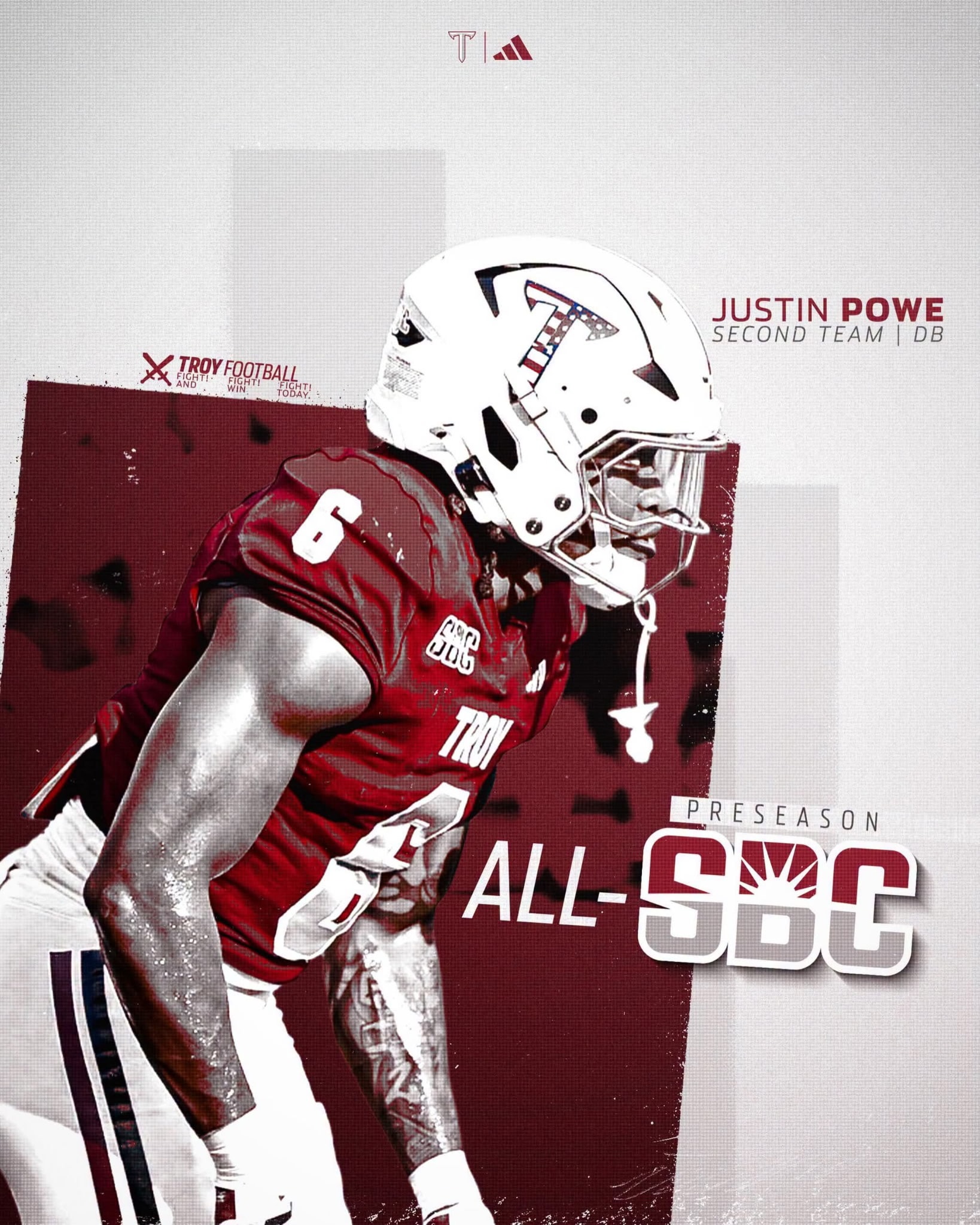 Justin Powe Troy Trojans ESPN stats profile — 14 tackles vs Missouri
