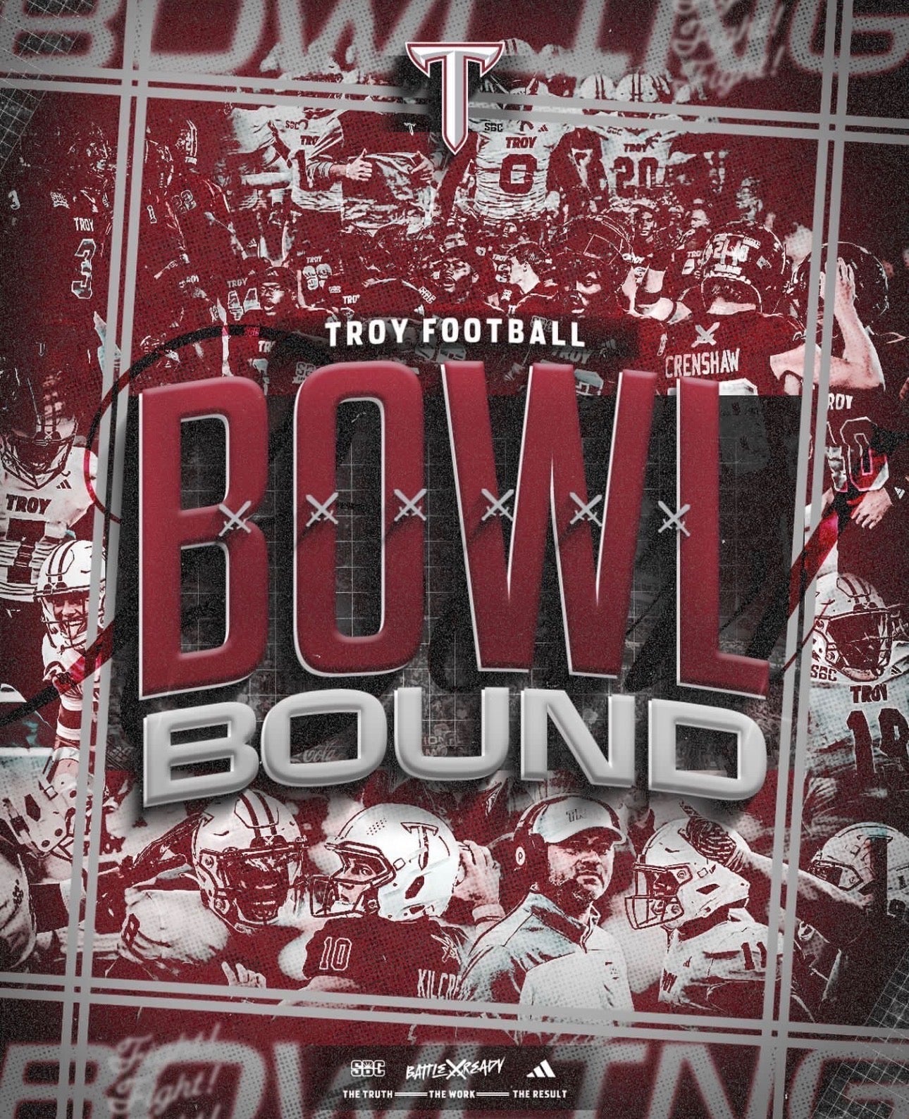 Troy Football Bowl Bound poster